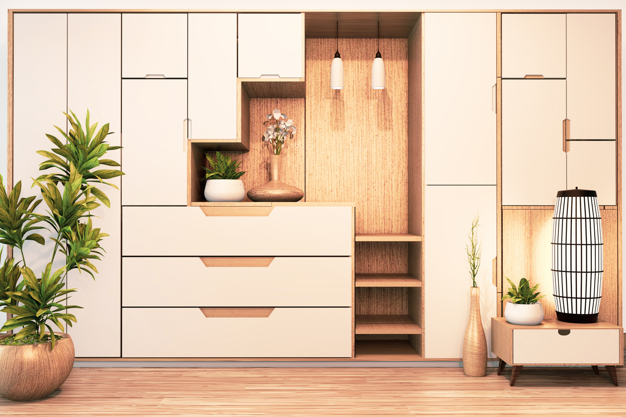 Japanese Style Home Cabinets and Furniture